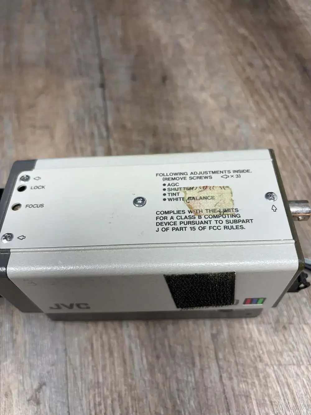 Vintage JVC TK-870U CCD Color Video Camera with Fujinon H6-12.5R TV Zoom Lens